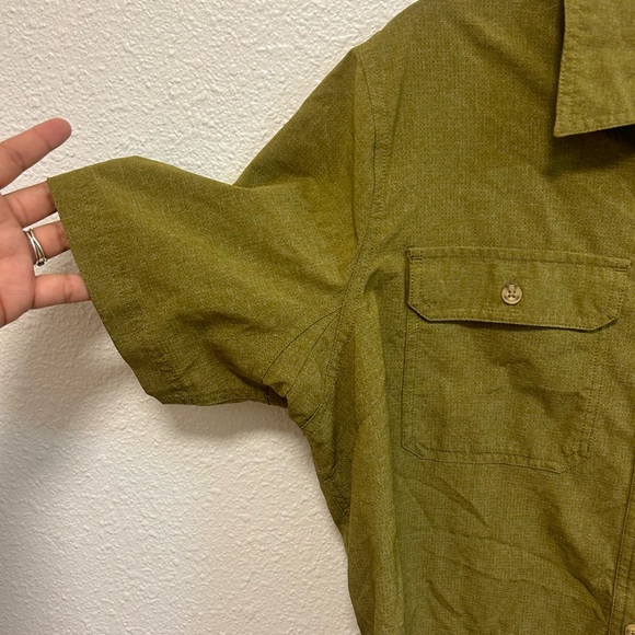 Duluth Trading Company Olive Green Button-Up Shirt Womens XXL - Picture 4 of 6